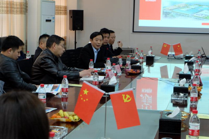 安徽省制衣生產(chǎn)行業(yè)協(xié)會蒞臨公司參觀、視察